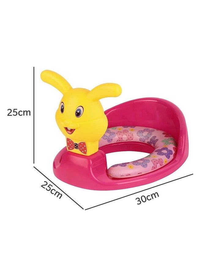 KORBOX Bonny Toilet Training Pottty Seat For 6 Months To 4 Years Age Kids. (Pink) - Image 4