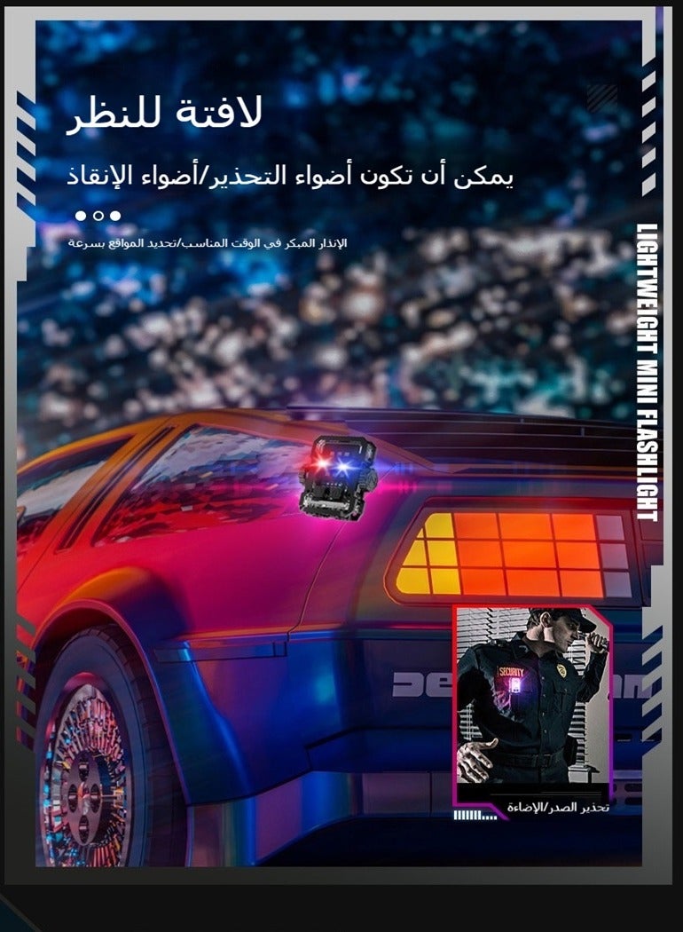 Mini Keychain EDC Flashlight 1000 Lumens Rechargeable LED Torch Portable Tactical Pocket Light with Magnet Clip USB-C Waterproof 6 Modes - Image 5