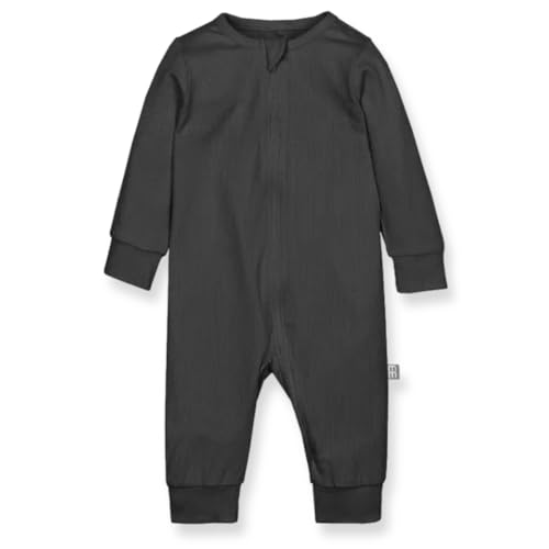 TuddyBuddy Kids 100% Cotton Multi Color Romper/Sleepsuit/Jumpsuit for Baby Boy & Baby Girl (Blue Clouds & Dark Brown, 0-1 Months-Newborn) - Image 2