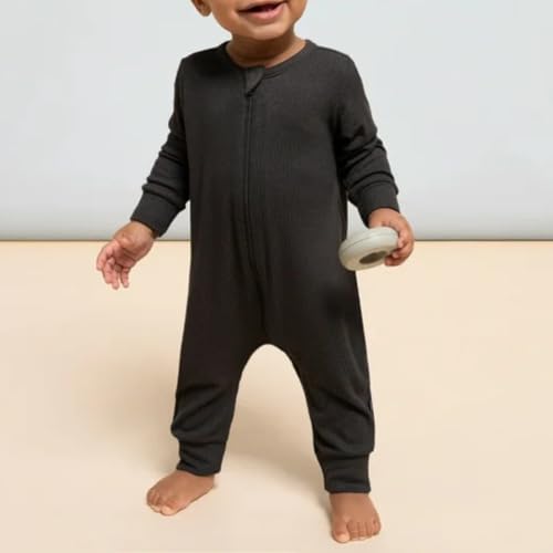 TuddyBuddy Kids 100% Cotton Multi Color Romper/Sleepsuit/Jumpsuit for Baby Boy & Baby Girl (Blue Clouds & Dark Brown, 0-1 Months-Newborn) - Image 5