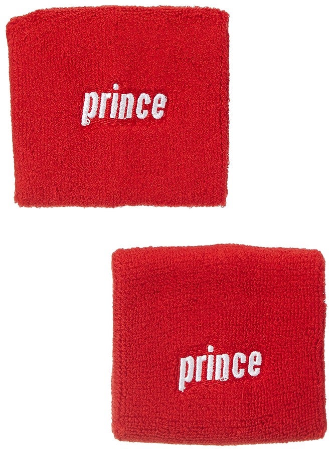 برنس مضرب تنس برينس تور 23 من الألومنيوم مع 12 كرة تنس برتقالية من المرحلة الثانية وسوار معصم أحمر/أبيض - Image 4