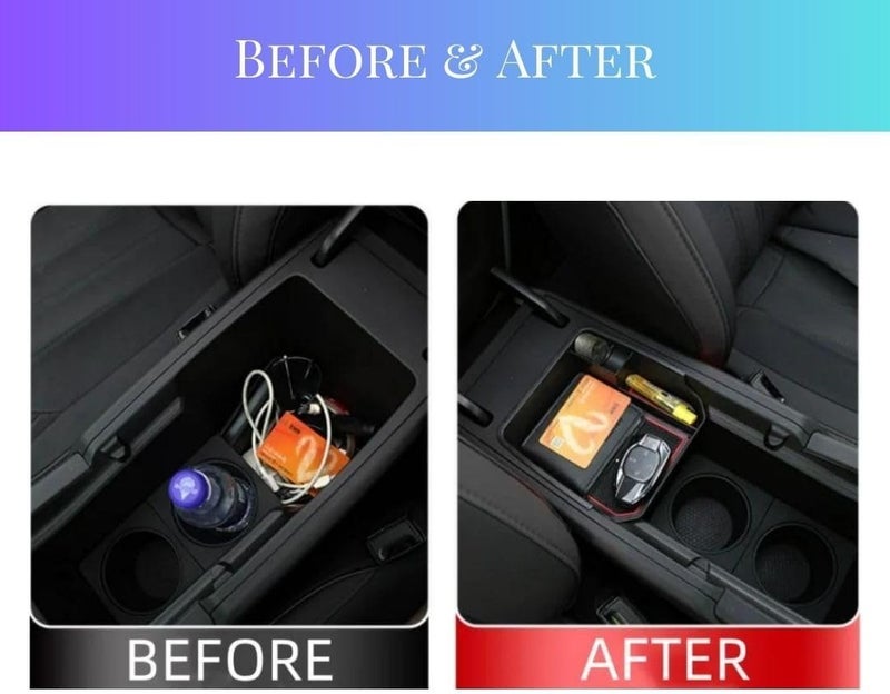 TRX AUTO Center Armrest Console Organizer for GAC Empow 2021-2024 | Storage Box Tray | Car Interior Accessories - Image 4