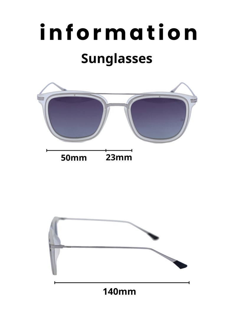 Baleno Aviator Sunglasses with Polarized UV Protection Lenses – Lightweight, Durable Metal Frame for Men & Women, Perfect for Driving, Travel, and Outdoor Activities" - Image 4