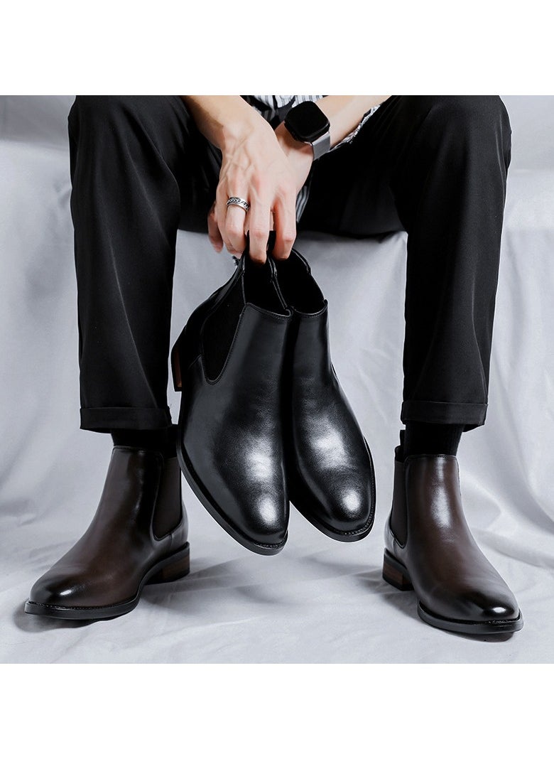 Warrior - High End Pointed Leather Boots - Image 1
