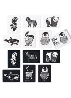 Black And White Art Flash Cards For Babies High Contrast Educational Animal Picture Cards Baby Visual Stimulation Brain And Memory Development In Infants And Toddlers B&W Animals - pzsku/Z886A106EA066AB03FDC9Z/45/_/1692165086/2f54d96f-16e6-41f6-9fad-852b5f2bf301