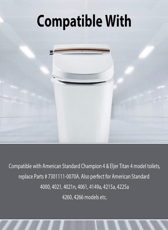 اولنوسو ختم صمام التدفق لمرحاض American Standard وEljer، مجموعة من 3 قطع غيار مرحاض 7301111-0070A طقم استبدال صمام التدفق المصنوع من مادة السيليكون المطورة لحلقة حشية صمام التدفق لـ Champion 4 وEljer Titan 4 - Image 5