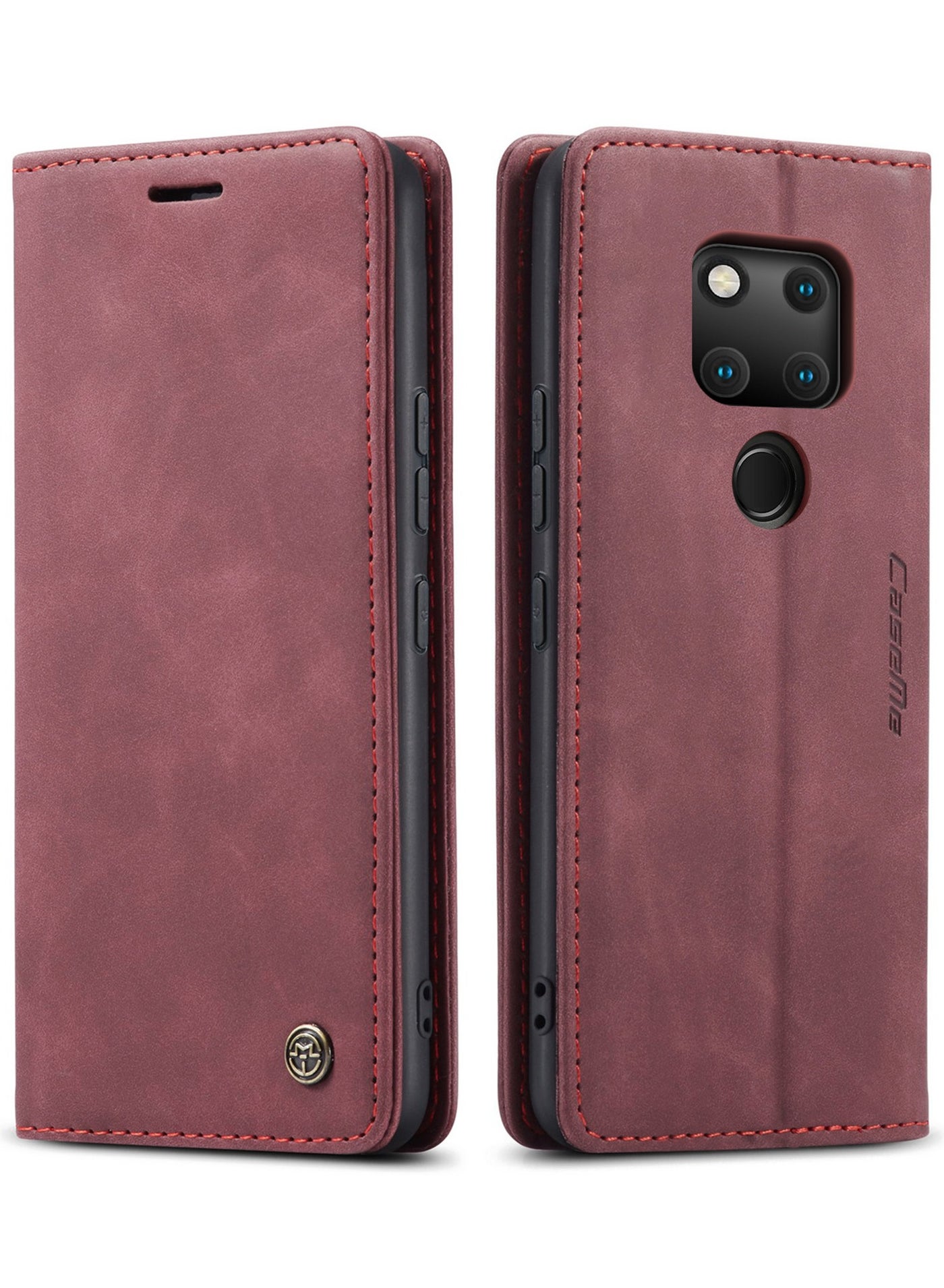 كيس مي Caseme Mate 20 Luxury Pu Leather Flip Cover combination