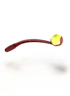 DXGEARS Cricket Ball Thrower Speed Bowling For Batting And Fielding Practice Play With Tennis And Leather Balls Maroon Color  - Image 1