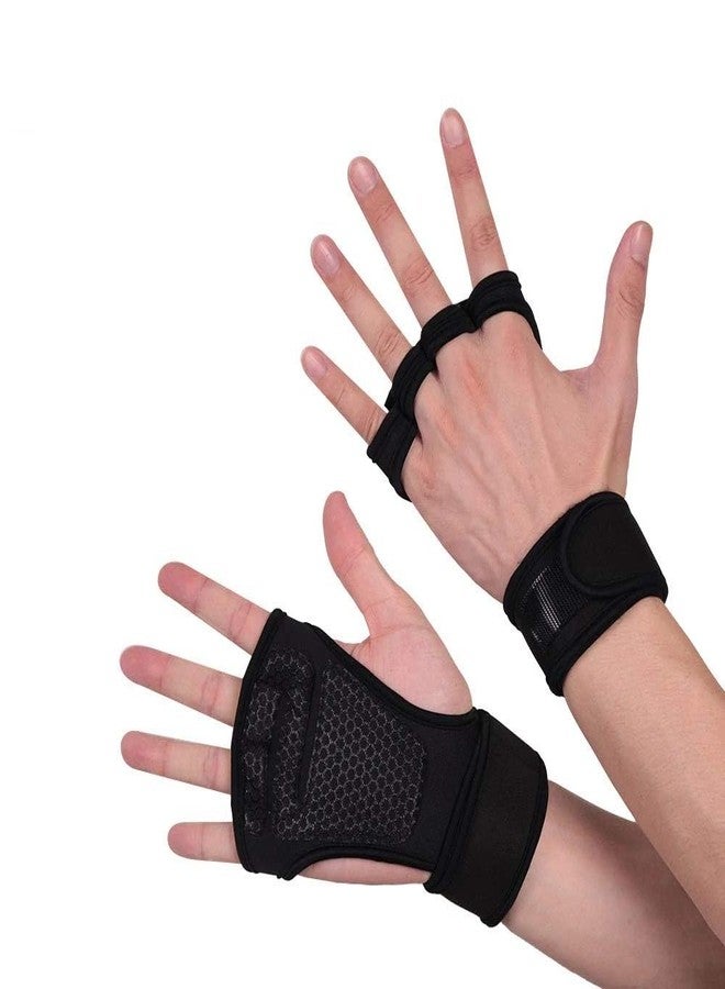 Alexvyan Gym Gloves with Wrist Support Grip and Breathable Gym Glove Design Used for Weight Lifting, Pull Up, Crossfit, Cycling, Driving, Fitness, Gym Training - Image 1