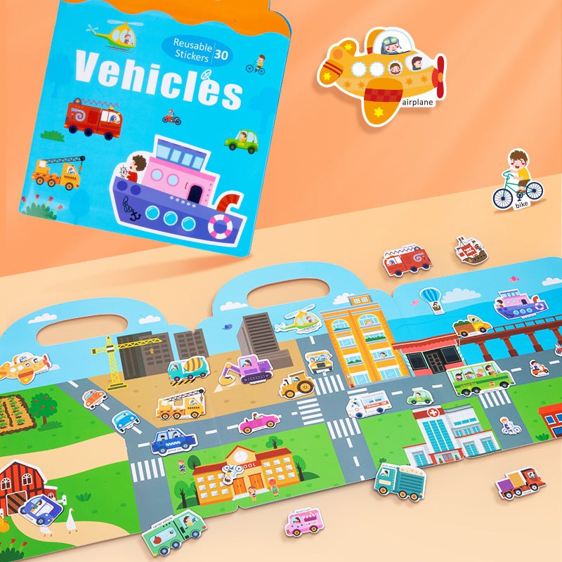 Children'S Magnetic Puzzle Stickers Cognitive Enlightenment Early Education Educational Three-Dimensional Animal Puzzle Toys - Image 4