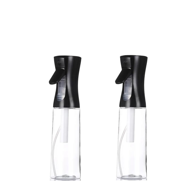 METROWAVE Mist Spray Bottle Plastic 200 ml Pack of 2 Salon Spray Bottle Hair Styling Suitable for Cleaning Liquid Water Cooking Oil Multipurpose Cloth Ironing Pets Plants Home Garden - Image 1