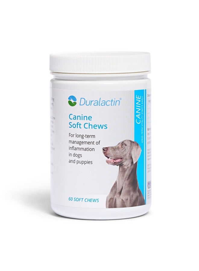 PRN Pharmacal Duralactin Canine Soft Chews - Joint Health Supplement for Dogs & Puppies to Help Reduce Chronic Soreness - Canine Chews Containing Dried Milk Protein - Chicken-Liver Flavor - 60 Chews - Image 1