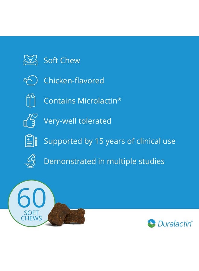 PRN Pharmacal Duralactin Canine Soft Chews - Joint Health Supplement for Dogs & Puppies to Help Reduce Chronic Soreness - Canine Chews Containing Dried Milk Protein - Chicken-Liver Flavor - 60 Chews - Image 5