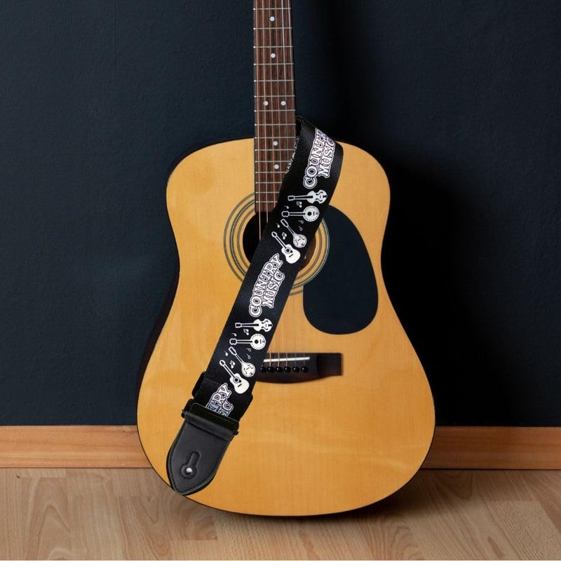 Mocking Bird Guitar Strap for Acoustic Adjustable Buckle Electric Guitar Strap Polyester Guitar Belt For Acoustic/Bass/Electric Guitars - Image 3