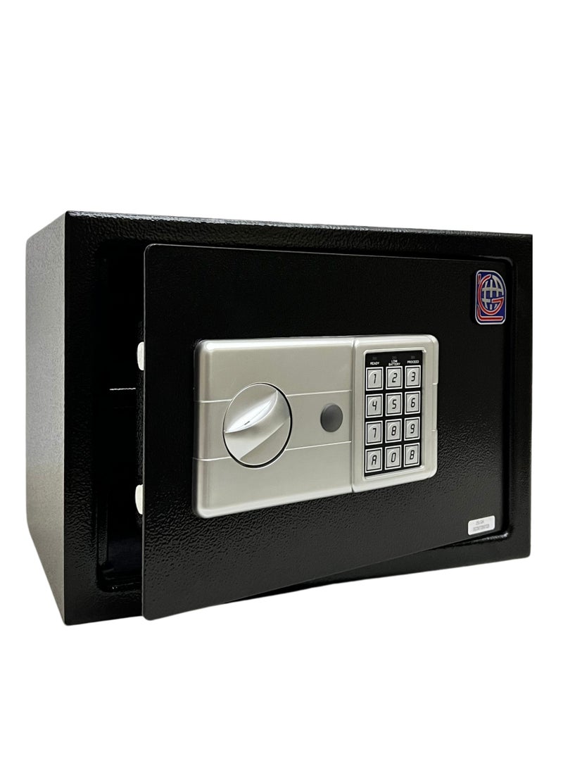 LOTFY GROUP LG Safebox Code- 25LGK- 25*35*25CM- Black Colour- Home Office Safe Box- Electronic Lock- Key Lock - Image 3