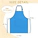 IAGBIBUI 12 Pack Kids Aprons Bulk with 2 Pockets Adjustable Chef Art Apron Kids Painting Aprons for Cooking Baking Crafting Grilling for Boys Girls Age 613 Years12 Colors - Image 4