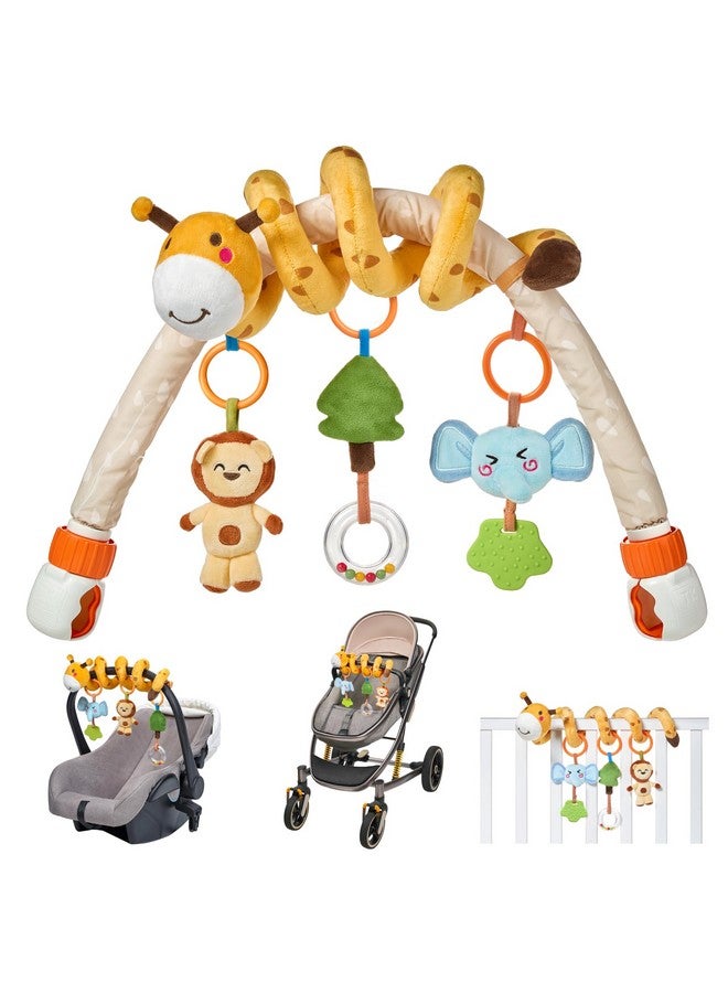 TUMAMA Baby Stroller Arch Toy,Portable Baby Mobile for Bassinet,Car Seat Crib Accessories Travel Activity Arch for Babies Infants 0-12 Months - Image 1
