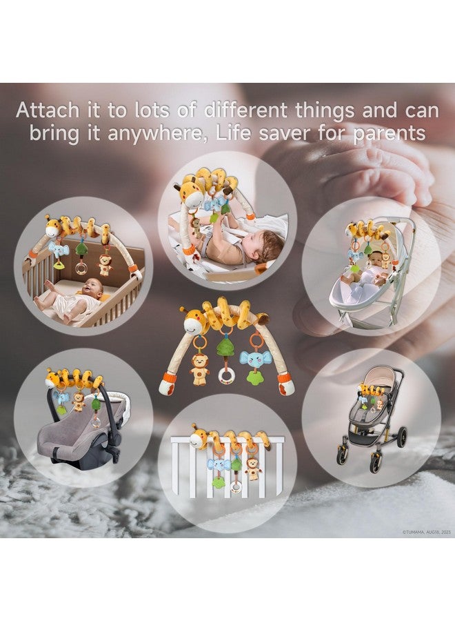 TUMAMA Baby Stroller Arch Toy,Portable Baby Mobile for Bassinet,Car Seat Crib Accessories Travel Activity Arch for Babies Infants 0-12 Months - Image 5