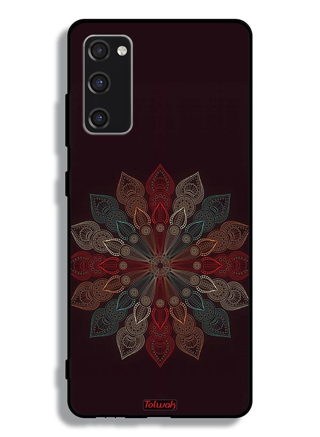 Tolwak Samsung Galaxy S20 FE Protective Case Cover Mandala Flower Art - Image 2