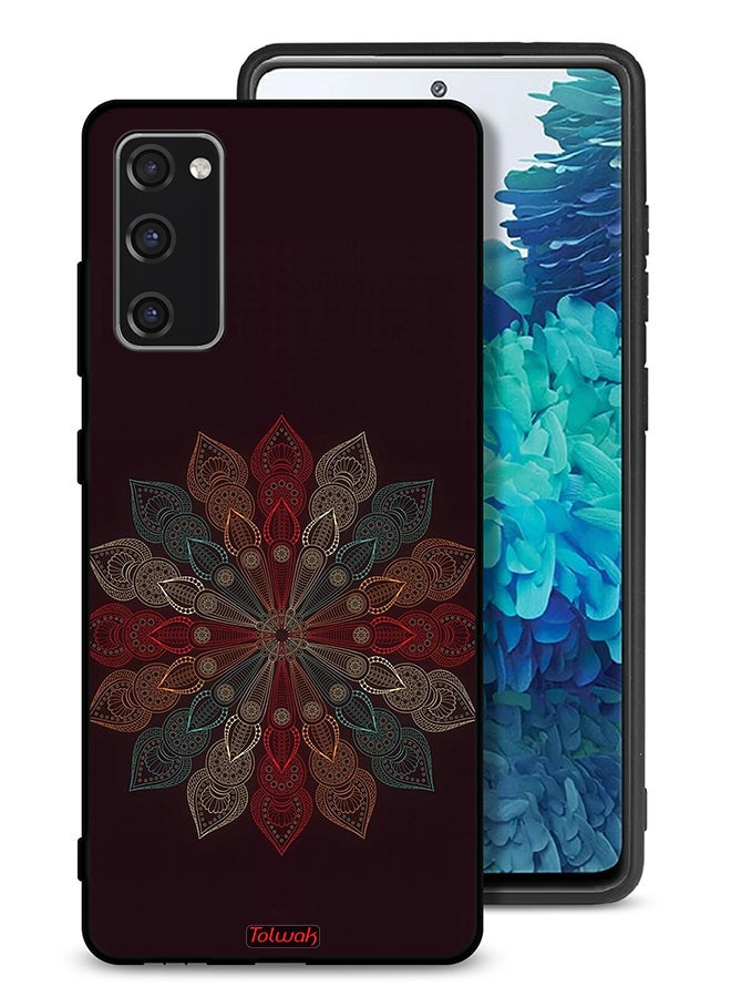 Tolwak Samsung Galaxy S20 FE Protective Case Cover Mandala Flower Art - Image 1