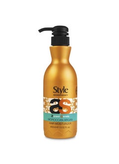 style aromatherapy Professional Moroccan Argan Leavein Moisturizer Hair Cream For Dry Damaged Dull Frizzy Hair 400 Ml.  - Image 2
