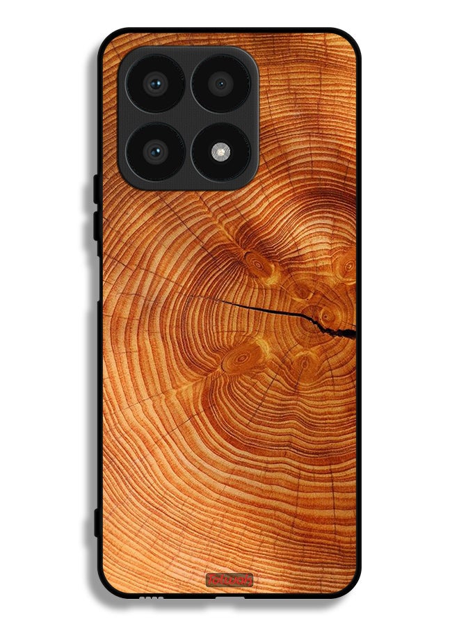 Tolwak Honor X8a Protective Case Cover Crack Wood - Image 1