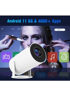 Generic Smart Android WiFi Portable Mini Projector HY300 Auto Keystone Correction Portable Projector Projector 130 Inch Screen 180 Degree Flip Home Video Projector  - Image 1
