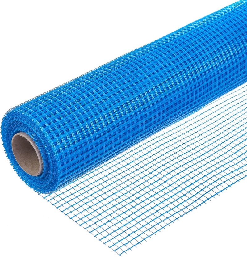 SILTOX Blue Fiberglass Mesh Roll 6"x50 Yards | High-Strength Crack-Resistant Mesh Tape for Wall Plastering, Drywall Jointing & Waterproofing - Image 1