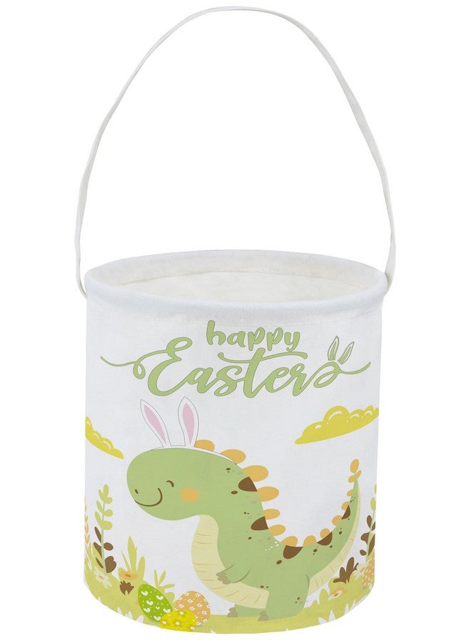 TIBAOLOVER Dinosaur Easter Bucket Easter Basket for Kids Baby Storage Basket Cute Toy Storage Bin Organizer Shelf Book Basket Easter Room Decor(Dinosaurs) - Image 1