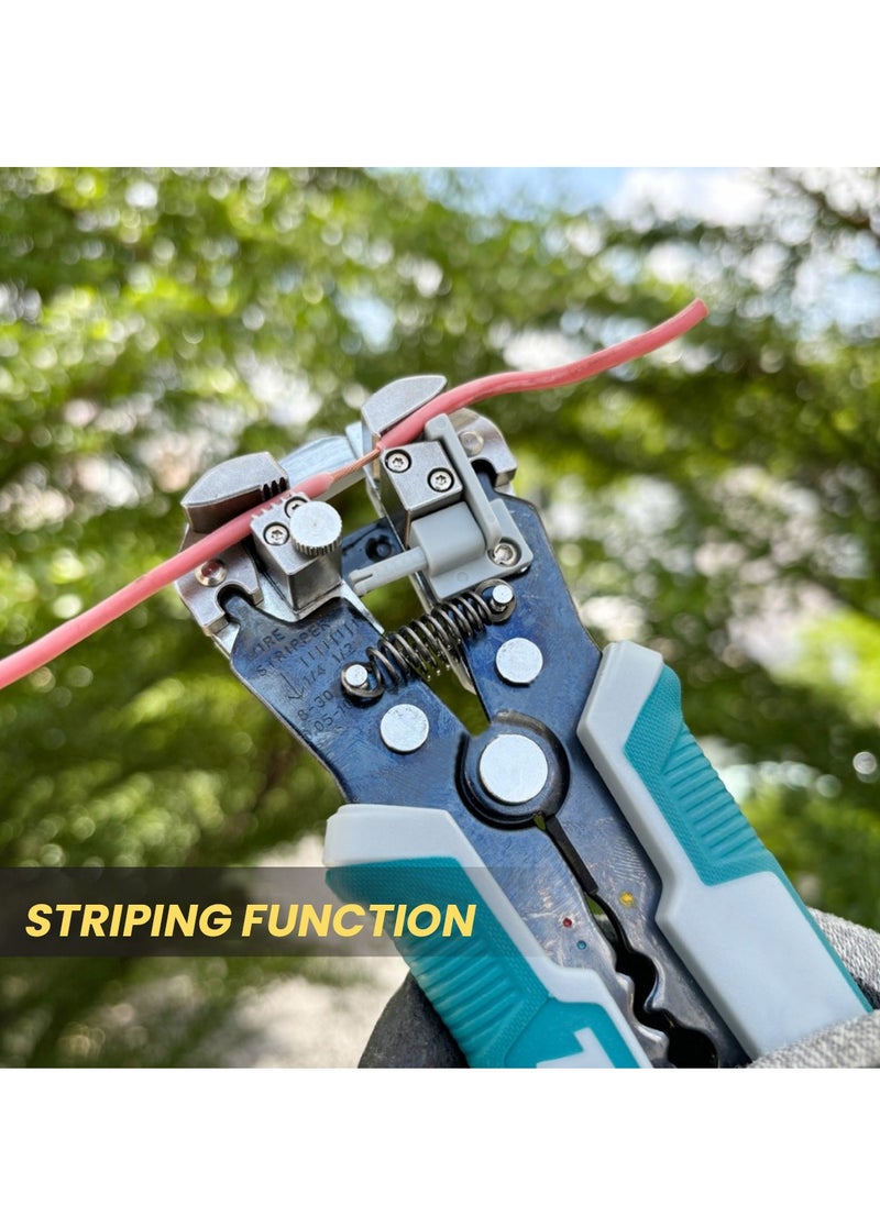TOTAL THT152429  Automatic Wire Stripper, Cutter, and Crimper Tool with Voltage Detection