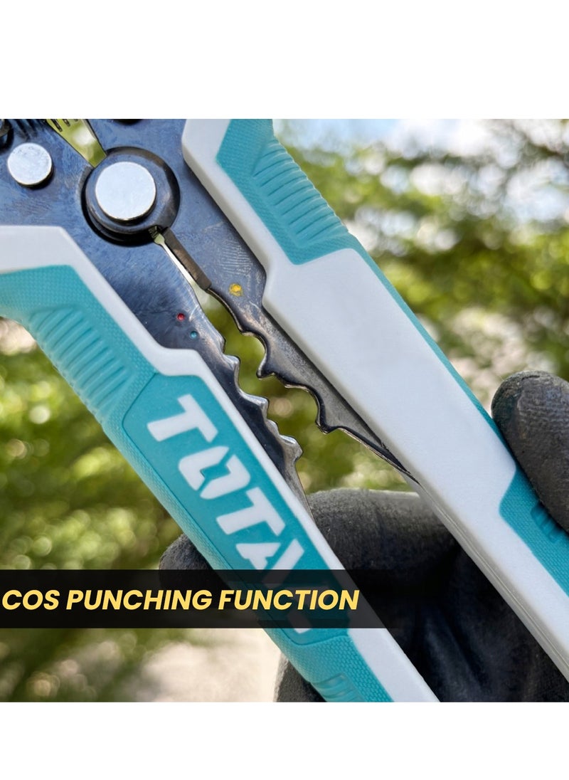 TOTAL THT152429  Automatic Wire Stripper, Cutter, and Crimper Tool with Voltage Detection