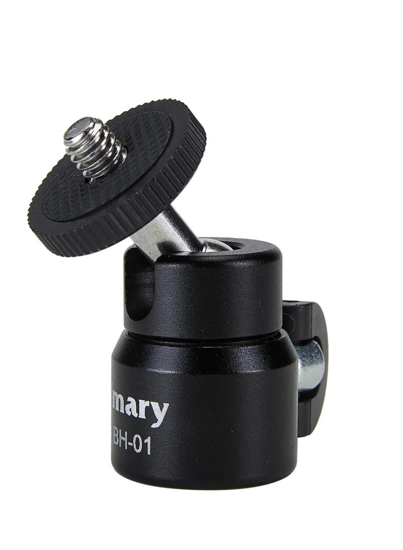 Jmary Metal Camera Tripod with 360 Degree Ball Head BH-01 , Professional metal design for precise and smooth control   Compatible with tripod and monopod with 1/4 UNC connector , Lightweight and easy to carry, ideal for professional travel photography, landscape photography, portraiture and videos - Image 1