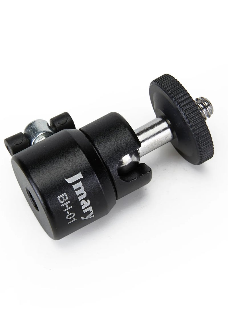 Jmary Metal Camera Tripod with 360 Degree Ball Head BH-01 , Professional metal design for precise and smooth control   Compatible with tripod and monopod with 1/4 UNC connector , Lightweight and easy to carry, ideal for professional travel photography, landscape photography, portraiture and videos - Image 3