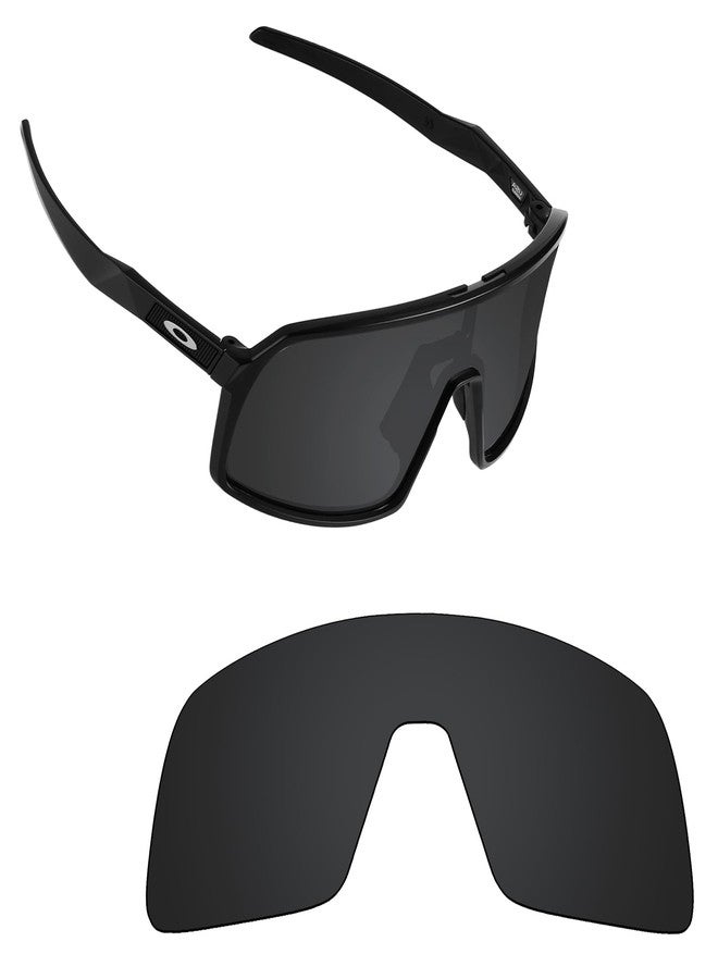 Alphax عدسات بديلة مستقطبة سوداء من نوع Alphax Stealth لنظارات Oakley Sutro S OO9462 - Image 1