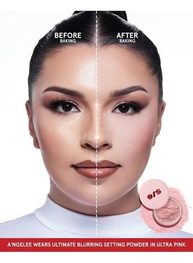 One size Ultimate Blurring Setting Powder Full Size - Ultra Pink - for Fair to Medium Skin Tones Ultra Pink - Image 5