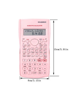 SYOSI SYOSI 2 Pcs Scientific Calculators, Engineering Scientific Calculator with 240 Functions, Scientific Calculator with Digital LCD Display for Students, Teachers and Business Use (Pink, Blue)  - Image 5