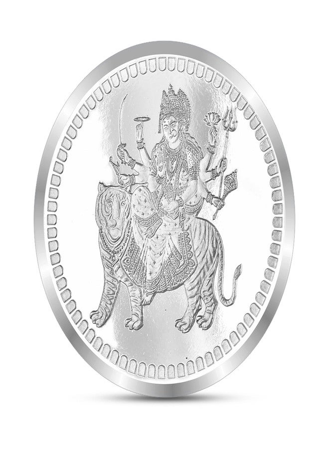 ACPL Precious Moments BIS Hallmarked Silver Coin Goddess Durga 10 gm 999 Pure - Image 1