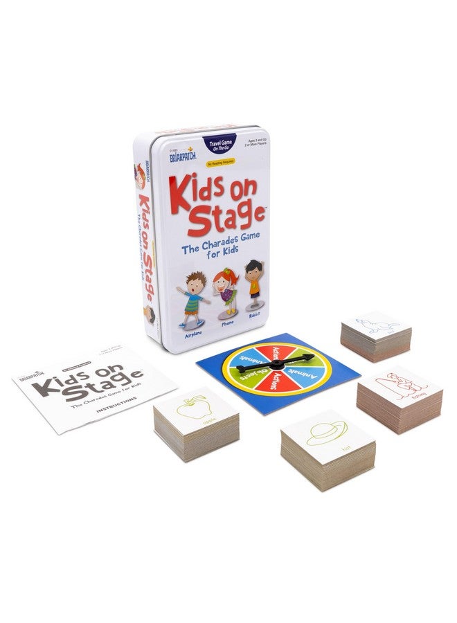 Briarpatch | Kids on Stage: The Charades Game For Kids Travel Tin, Ages 3+ - Image 1