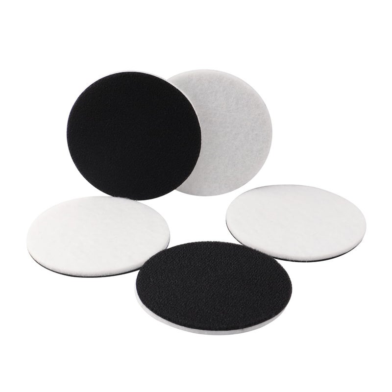 SPTA Glass Polishing Pad, SPTA 5 Pcs 3''(80mm) Car Glass Polishing Discs Microfiber Polishing Buffing Pad, Glass Scratch Removal Kit for Correct Damaged Window Cleaning Glass, Removing Stubborn Waterspots - Image 1