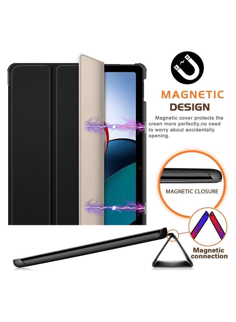 EVO Case for Xiaomi Redmi Pad SE 11 inch,Slim Stand Hard Back Shell Protective Smart Cover for Redmi Pad SE 11 2023/2024 Case with Auto Wake/Sleep, black - Image 2