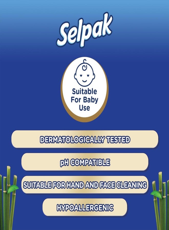 SELPAK Wet Wipes Organic Cotton Extract 100pcs - Image 4