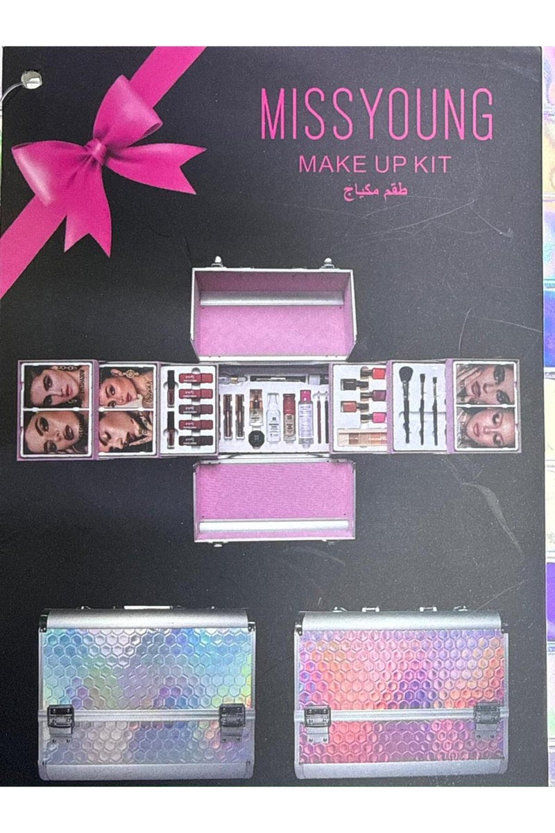 Missyoung Miss Young Complete Makeup Kit – Full Face, Eyes & Lips Collection with Eyeshadow Palette & Lip Colours - Image 2