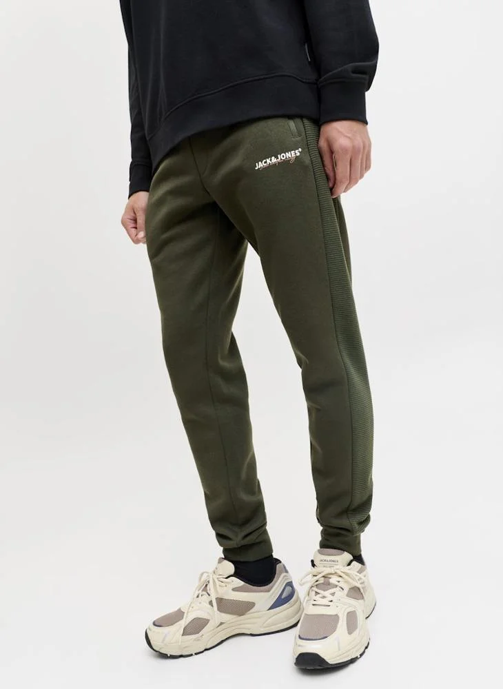 JACK & JONES Duffel Bag Logo Loose Fit Sweatpants for Men | Best Price UAE