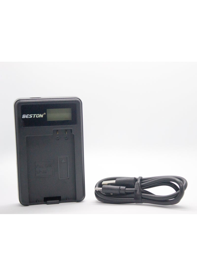 BESTON Beston Charger for Canon E8 Batteries: Compatible with Canon E8 batteries, this charger ensures a reliable power source for your Canon camera. - Image 3