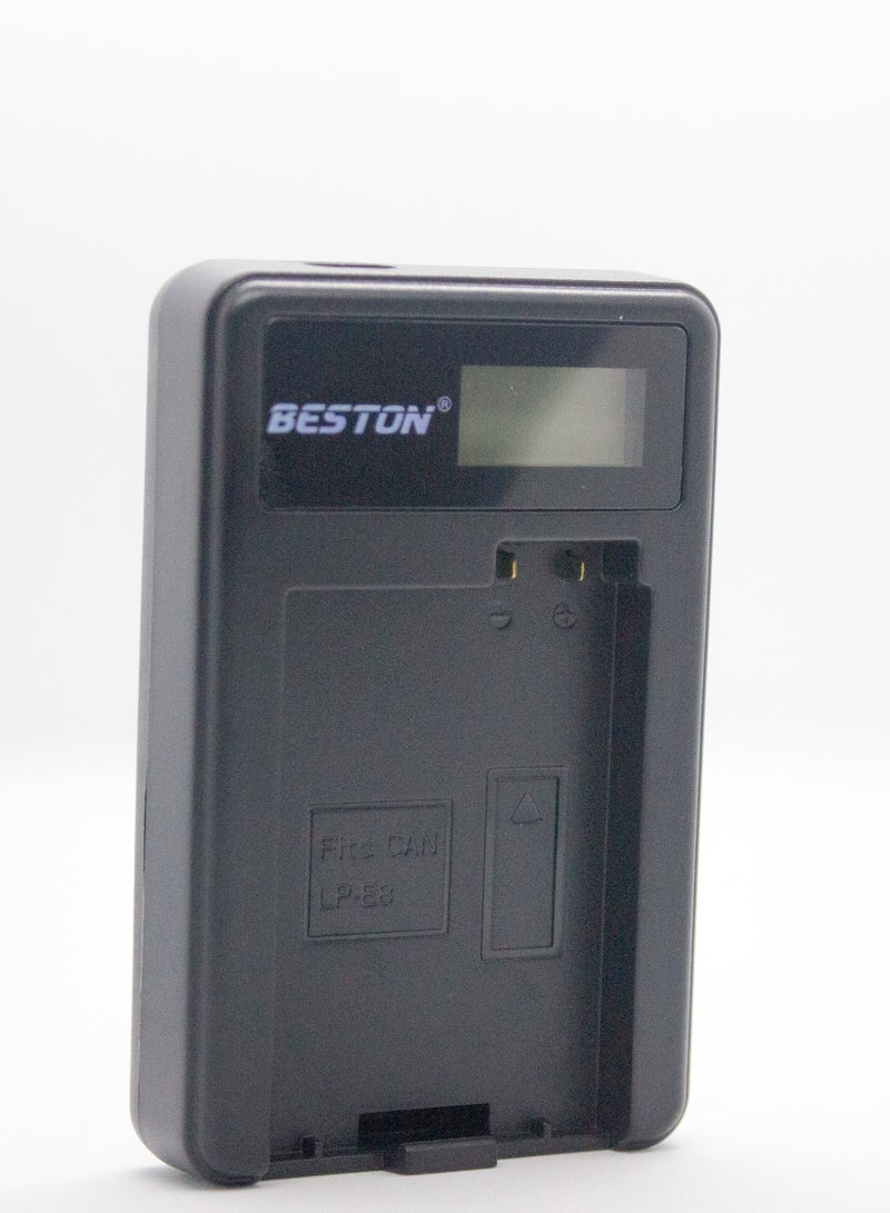 BESTON Beston Charger for Canon E8 Batteries: Compatible with Canon E8 batteries, this charger ensures a reliable power source for your Canon camera. - Image 4