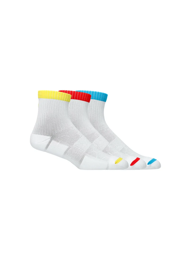 اسيكس 3 Pack Quarter Socks