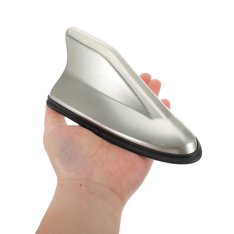 Shark Fin Antenna Cover Gold Vehicle Roof Decoration With Signal Reception - Image 4