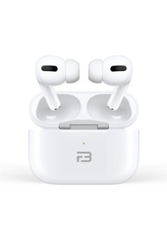 Wireless Stereo Earbuds Bluetooth 5.0, Hand Free Call, Lightweight Comfort Fit Headphones, White