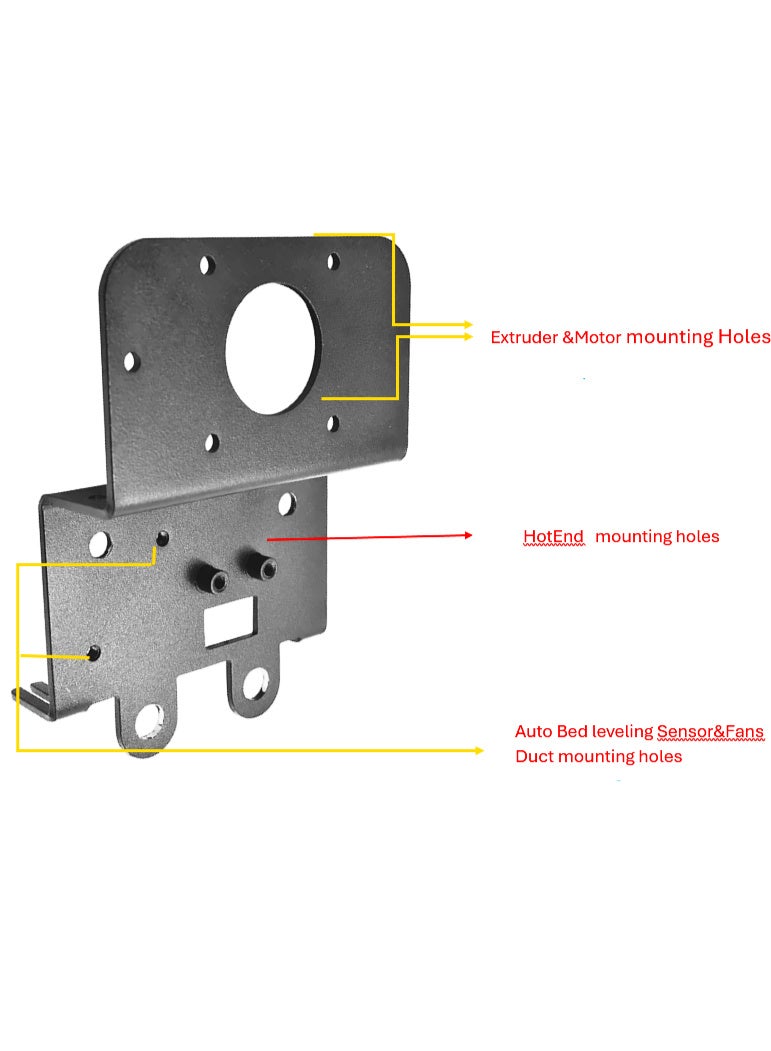 Full Direct Drive Upgrade Kit – Gantry Plate, Extruder, Motor, Hotend, Auto Bed Leveling Sensor & Cooling Fans Included - Image 5