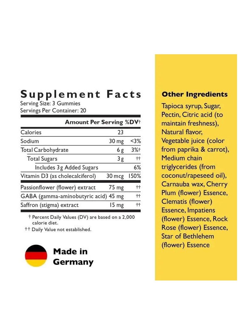 باتش حلوى ريسكيو بلس لدعم المزاج والتوتر، 60 قطعة - Image 2